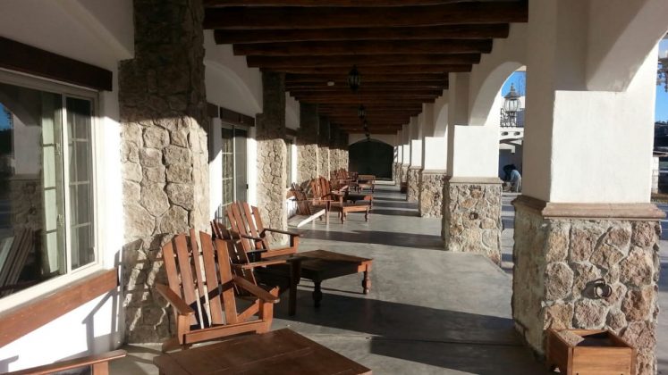 Terrace of Quinta Mision Creel